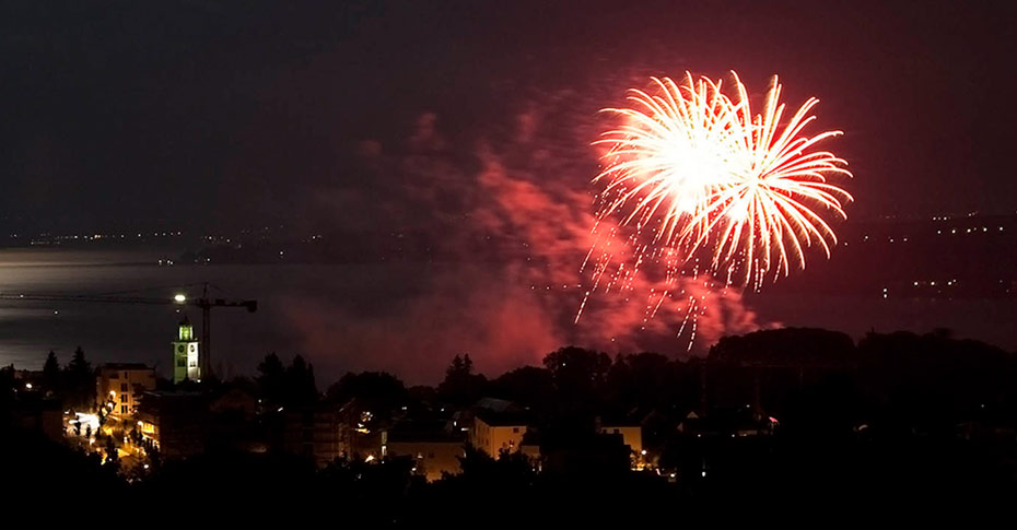 Feuerwerk beim Überlinger Promenadenfest, Fotograf: Achim Mende